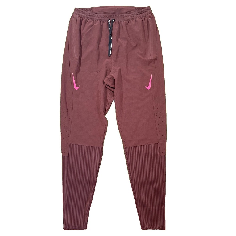 Nike Men Small Dri-Fit ADV AeroSwift Racing Pants Slim Fit DM4615-227 Brown